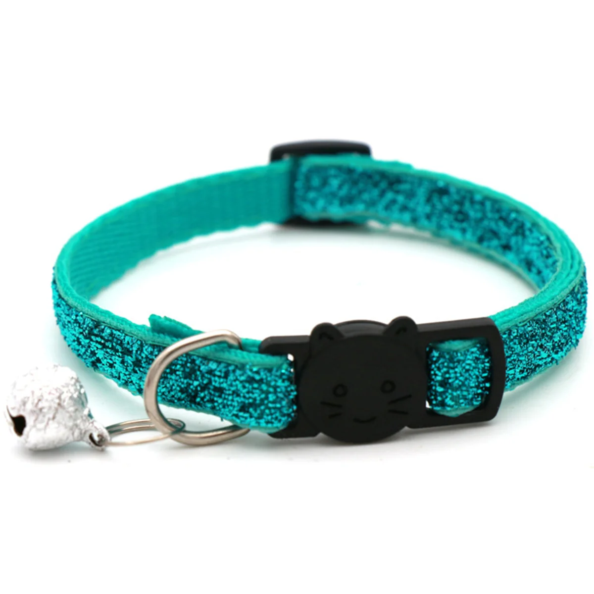 collier-turquoise-chat-pailleté-clochette