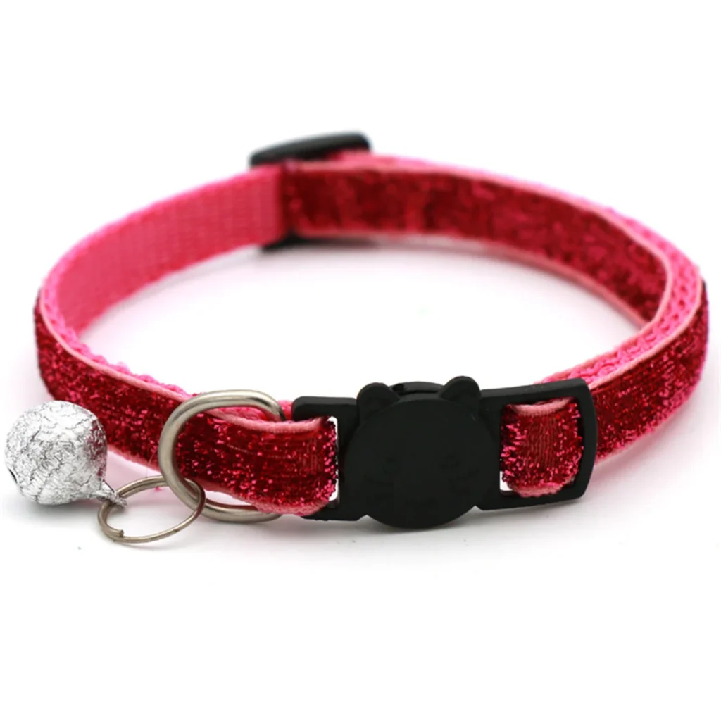 collier-rose-clochette-chat