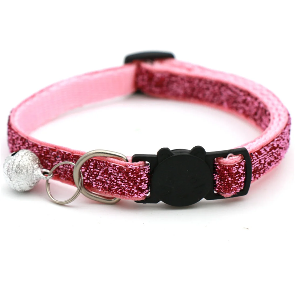 collier-chat-rose-pailleté-clochette